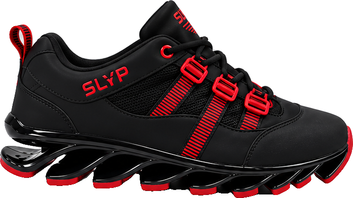 Low-Top ASV1 — Black/Red